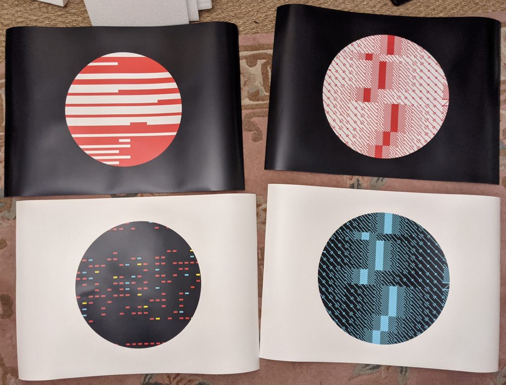 Test draft prints of some Micro Arts prints